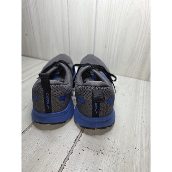 Brooks Revel 5 Gray & Blue 110374-1D-053 Men\'s Size 9.5 Sneakers Tennis Shoes